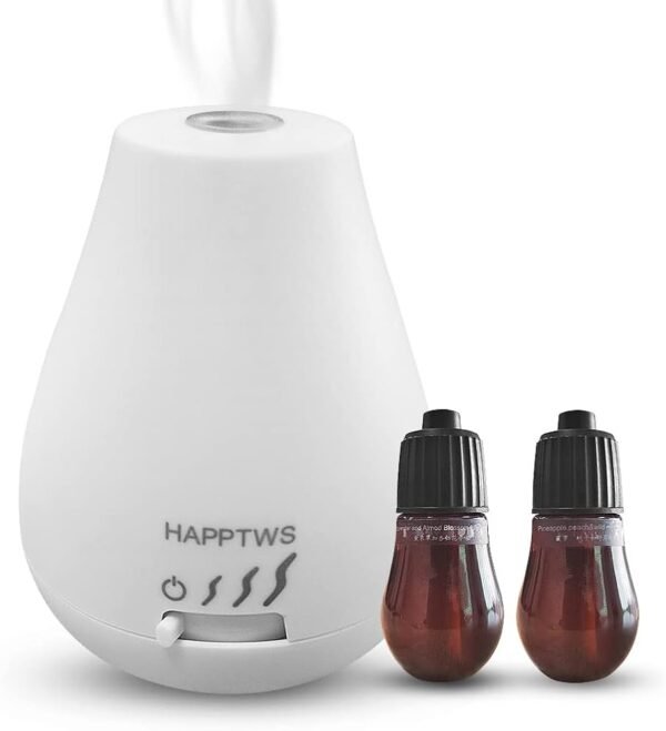 513jGGCs3OL._AC_UF1000,1000_QL80_ HAPPTWS Essential Oil Diffuser White