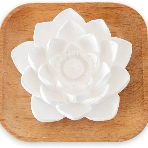 Natural Essential Oil Diffuser Decorative for Home Spa and Bathroom with Wooden Box White
