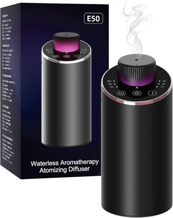 Waterless Essential Oil Diffuser Aromatherapy Scent Diffusers Black