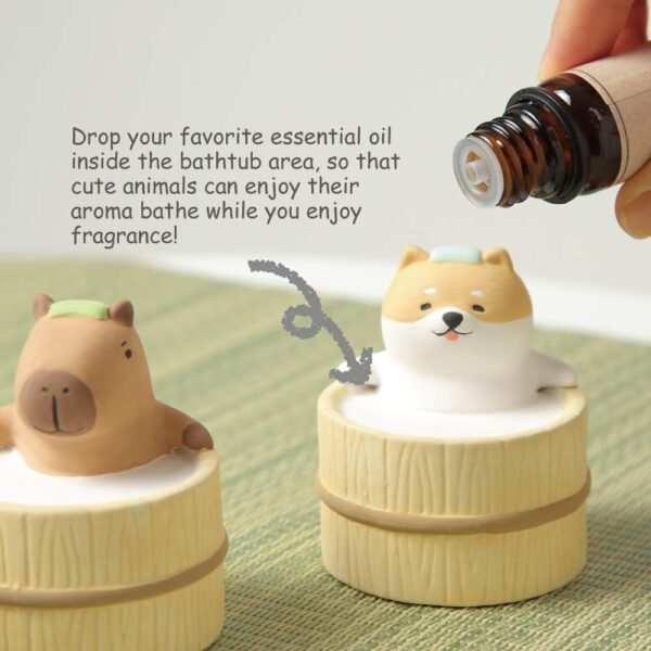 Aroma Ceramic Stone Diffuser Bathing Capybara