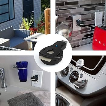 Aromakey USB Aromatherapy Diffuser with 5 Unscented Refill Pads Black