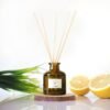 Pristine Lemongrass Reed Diffuser Set Moss Brown