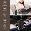 Waterless Essential Oil Diffuser 7 Colors LED Light Black