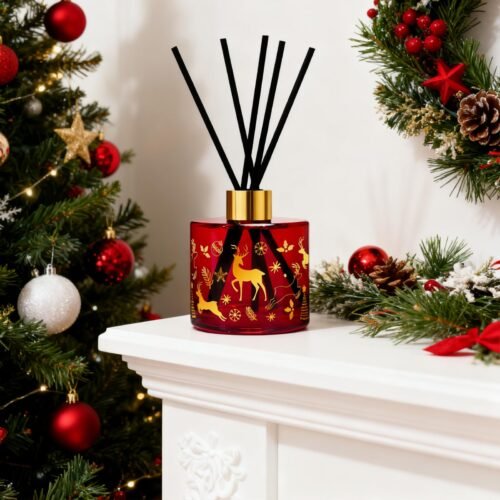 Reed Diffuser Set Gingerbread Joy Christmas Oil Diffuser