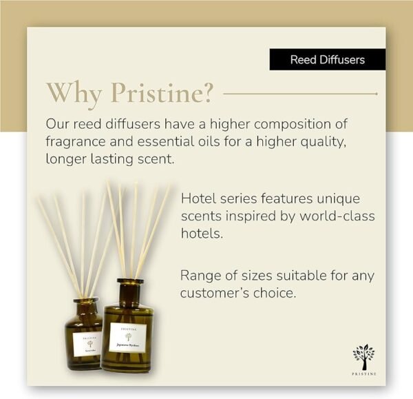 PRISTINE Japanese Ryokan Reed Diffuser for Home